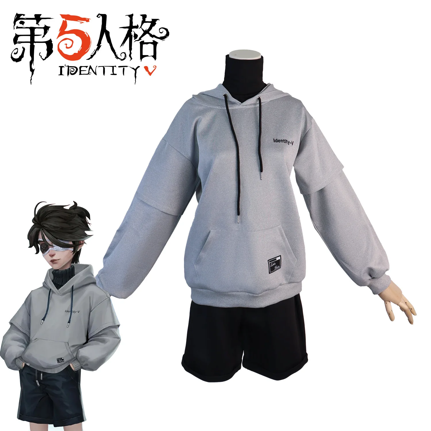 Game Identity V Luca Balsa Prisoner Cosplay Costume Esports Hoodie Daily Uniforms Wig Men Halloween Party Cos Suit
Game Identity V Luca Balsa Prisoner Cosplay Costume Esports Hoodie Daily Uniforms Wig Men Halloween Party Cos Suit