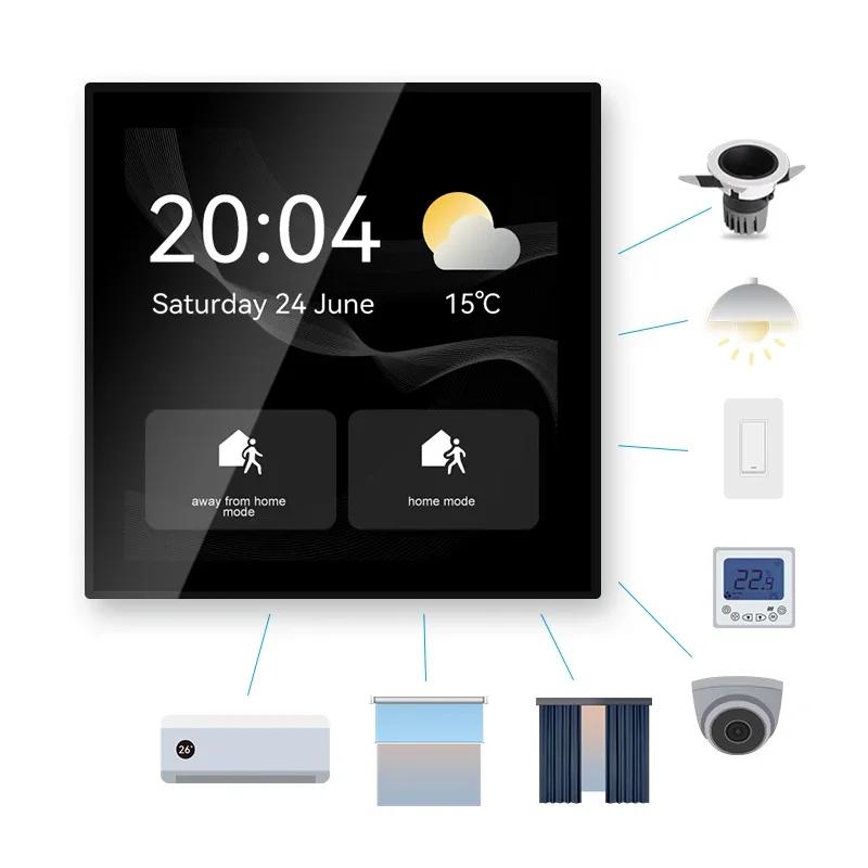 T8E новый дизайн 4-дюймовый шлюз zigbee Tuya умный дом центральная панель управления
T8E новый дизайн 4-дюймовый шлюз zigbee Tuya умный дом центральная панель управления