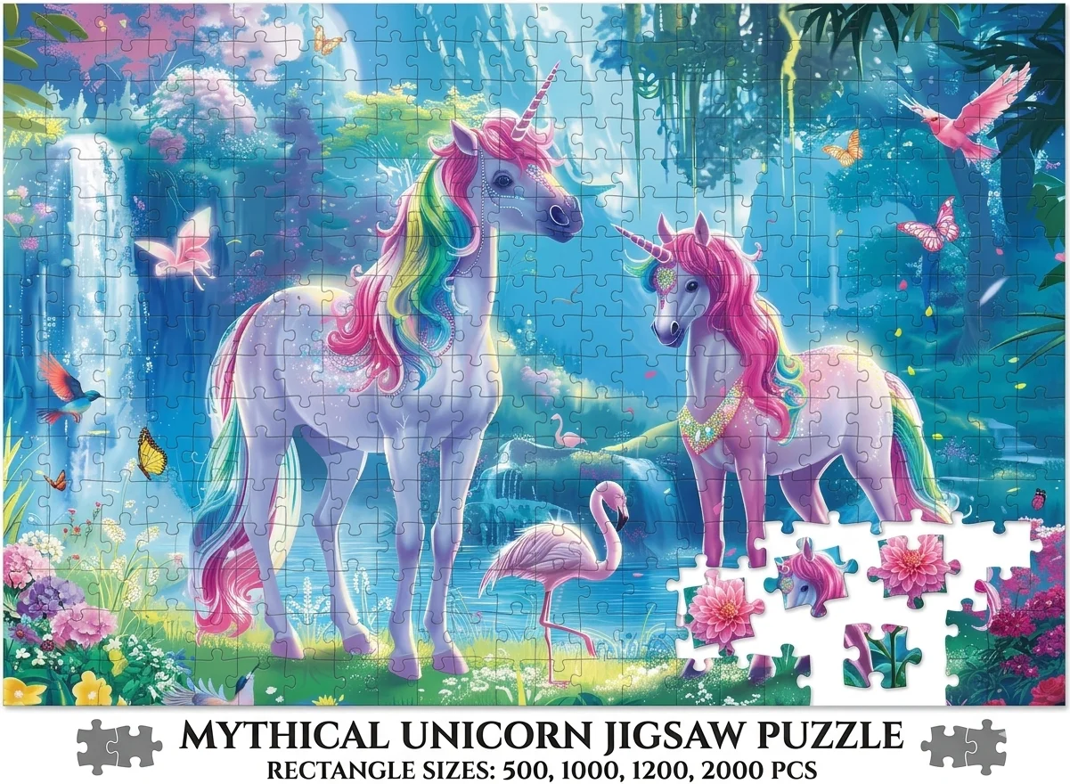 500/1000/1200Pcs Paper Puzzles for Princess Unicorns Jigsaw Puzzles for Bedroom Livingroom Challenging Family Activity Game
500/1000/1200Pcs Paper Puzzles for Princess Unicorns Jigsaw Puzzles for Bedroom Livingroom Challenging Family Activity Game