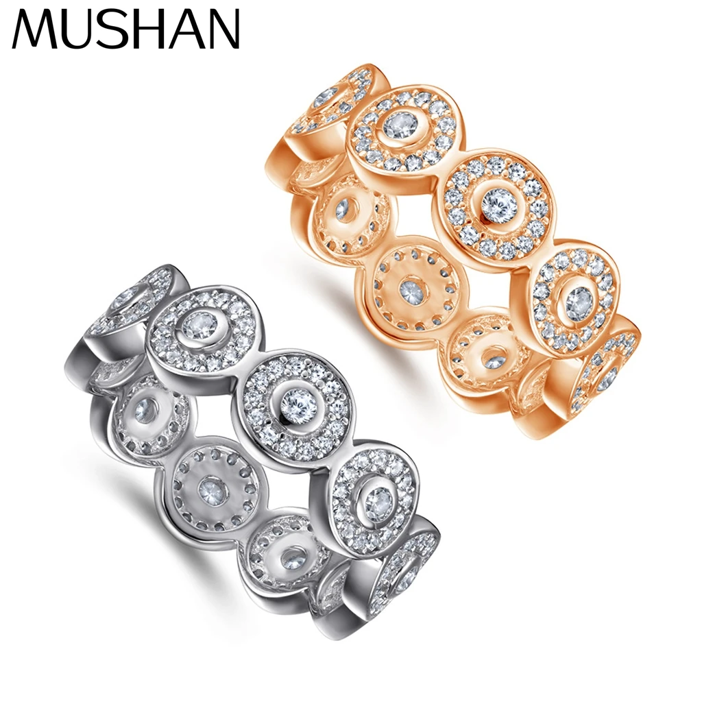 MuShan Jewelry 925 Sterling Silver Romantic Engagement Ring 7A Cubic Zirconia Delicate Anniversary Rings Bands Women Gift
MuShan Jewelry 925 Sterling Silver Romantic Engagement Ring 7A Cubic Zirconia Delicate Anniversary Rings Bands Women Gift