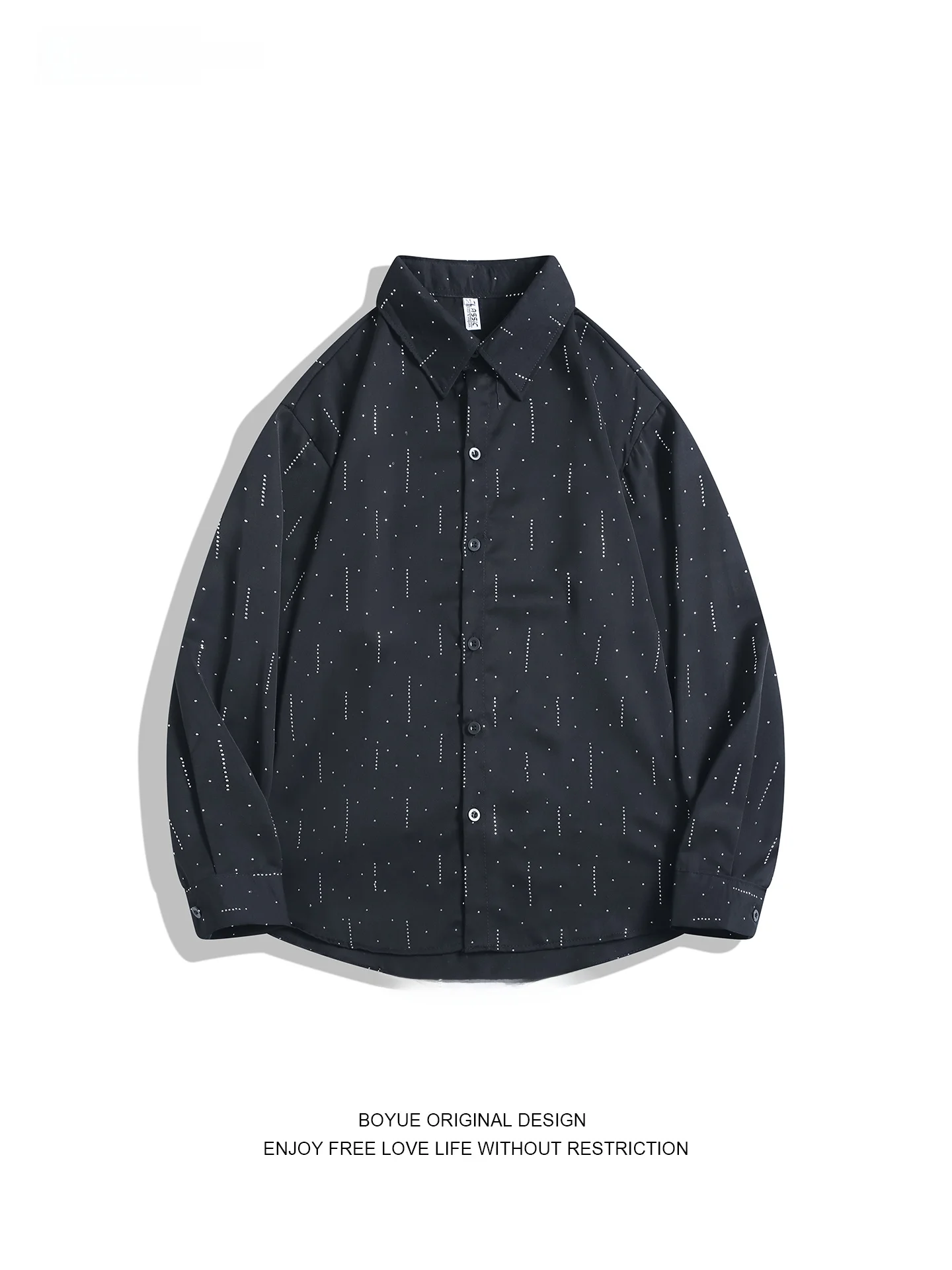 Boyue Long Sve Casual irt Men's Drapey Drill Faionable Commute Versatile irt Loose Fit Youthful Sle Spring Autumn
Boyue Long Sve Casual irt Men's Drapey Drill Faionable Commute Versatile irt Loose Fit Youthful Sle Spring Autumn