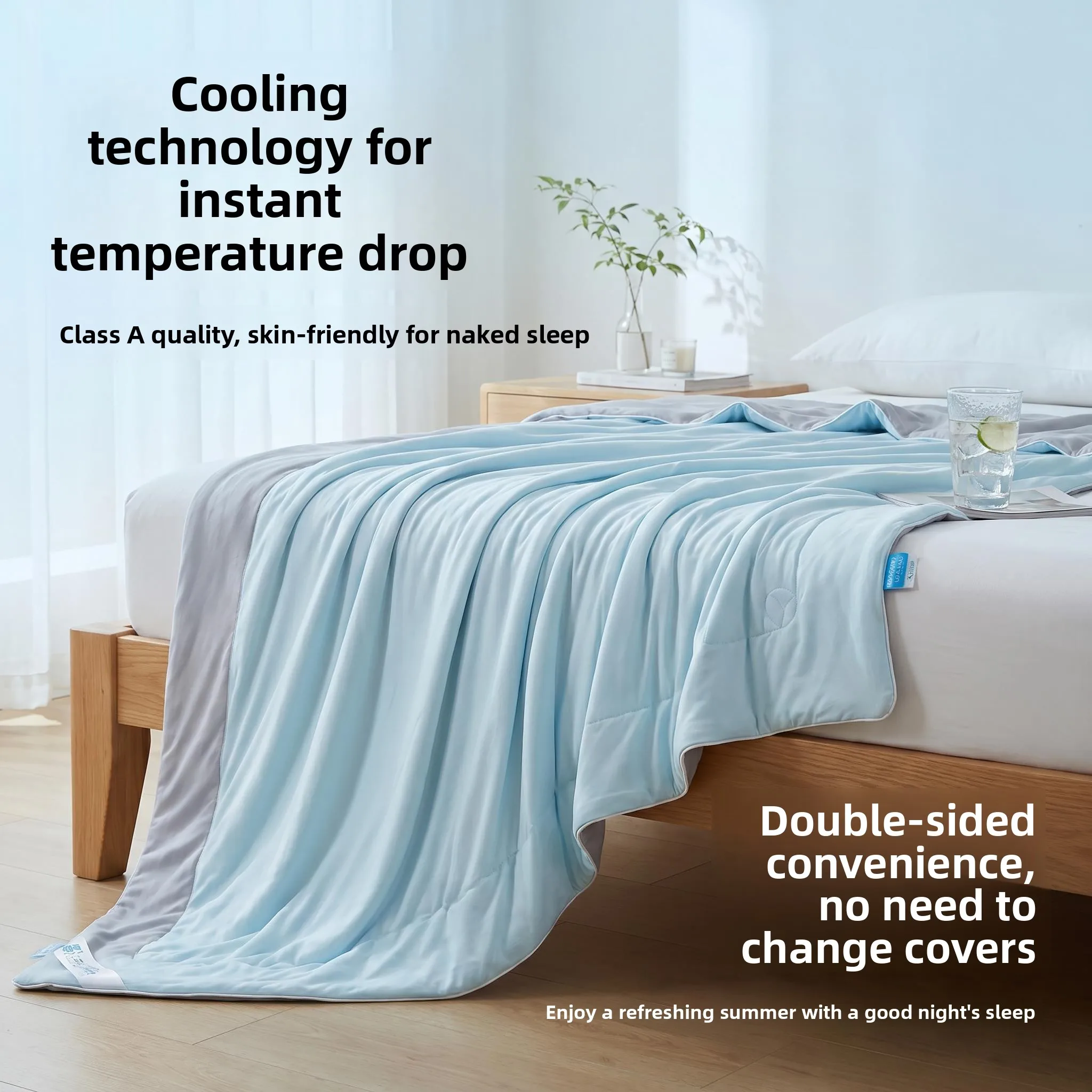 Skin-friendly Ice Silk Air Conditioner Quilt Summer Cool Quilt Dormitory Cooling Machine Washable A-Class Maternity Breathabl...
Skin-friendly Ice Silk Air Conditioner Quilt Summer Cool Quilt Dormitory Cooling Machine Washable A-Class Maternity Breathabl...