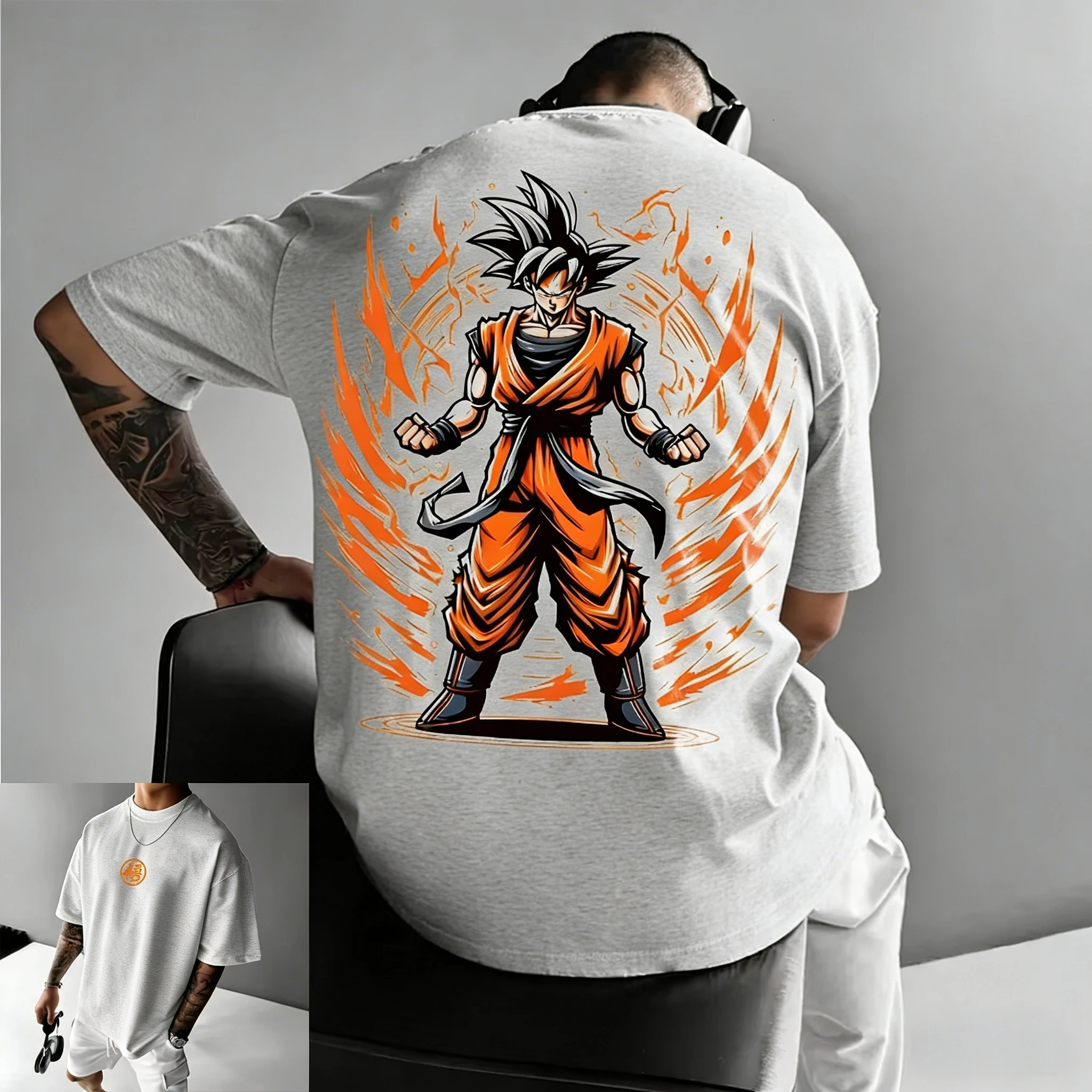 2026 Summer New Dragon Ball Anime Son Goku Printed Men's T-shirt Original Su Style Casual Versatile Loose Parent Child Top Y2K
2026 Summer New Dragon Ball Anime Son Goku Printed Men's T-shirt Original Su Style Casual Versatile Loose Parent Child Top Y2K
