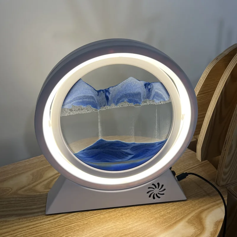 Desktop Speakers Creative Quicksand Painting Bluetooth Audio Table Lamp Ornament Night Light Decoration Hourglass Home Crafts
Desktop Speakers Creative Quicksand Painting Bluetooth Audio Table Lamp Ornament Night Light Decoration Hourglass Home Crafts