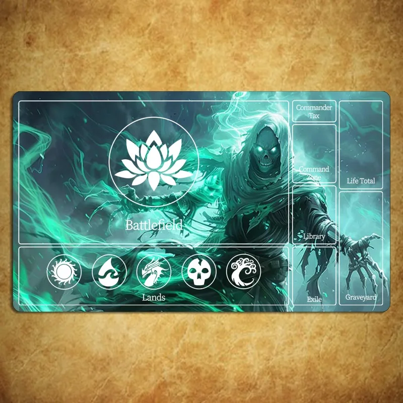 The anti-slip rubber base TCG and CCG mat rule area and compatibility are used for trading card games, computer office mouse pad
The anti-slip rubber base TCG and CCG mat rule area and compatibility are used for trading card games, computer office mouse pad