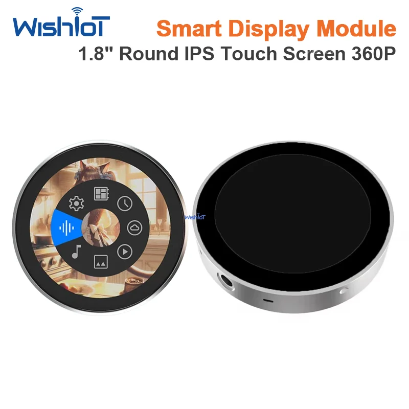 1.8" Round IPS Display 360×360 with ESP32-S3 8MB PSRAM 16MB Flash Capacitive Touch AIDA64 Compatible Smart Screen
1.8" Round IPS Display 360×360 with ESP32-S3 8MB PSRAM 16MB Flash Capacitive Touch AIDA64 Compatible Smart Screen