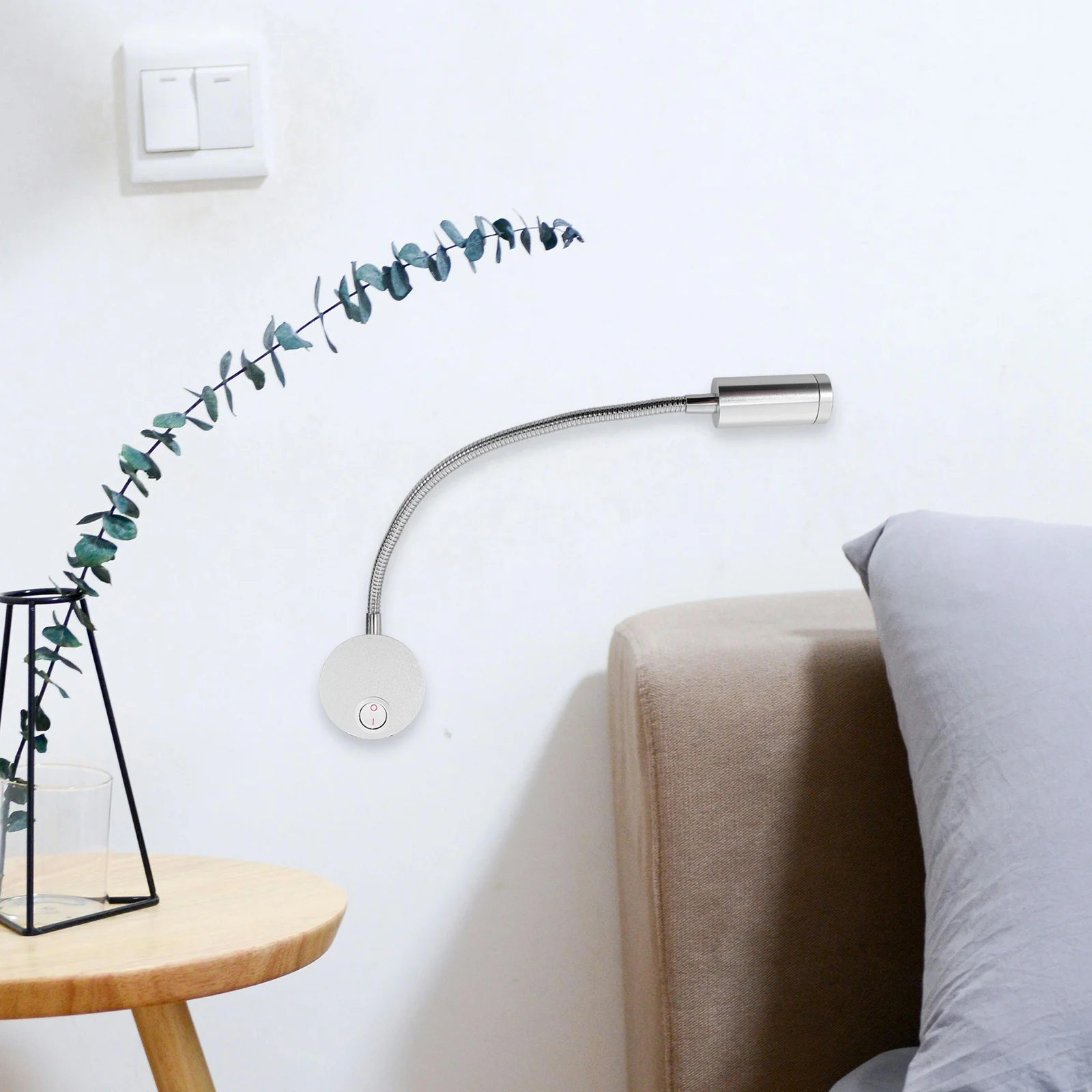 Warm White 3W LED Wall Light 360 Degree Adjustable Arm 200 Lumen for Bedside Reading Study Room Home Decor Lighting
Warm White 3W LED Wall Light 360 Degree Adjustable Arm 200 Lumen for Bedside Reading Study Room Home Decor Lighting