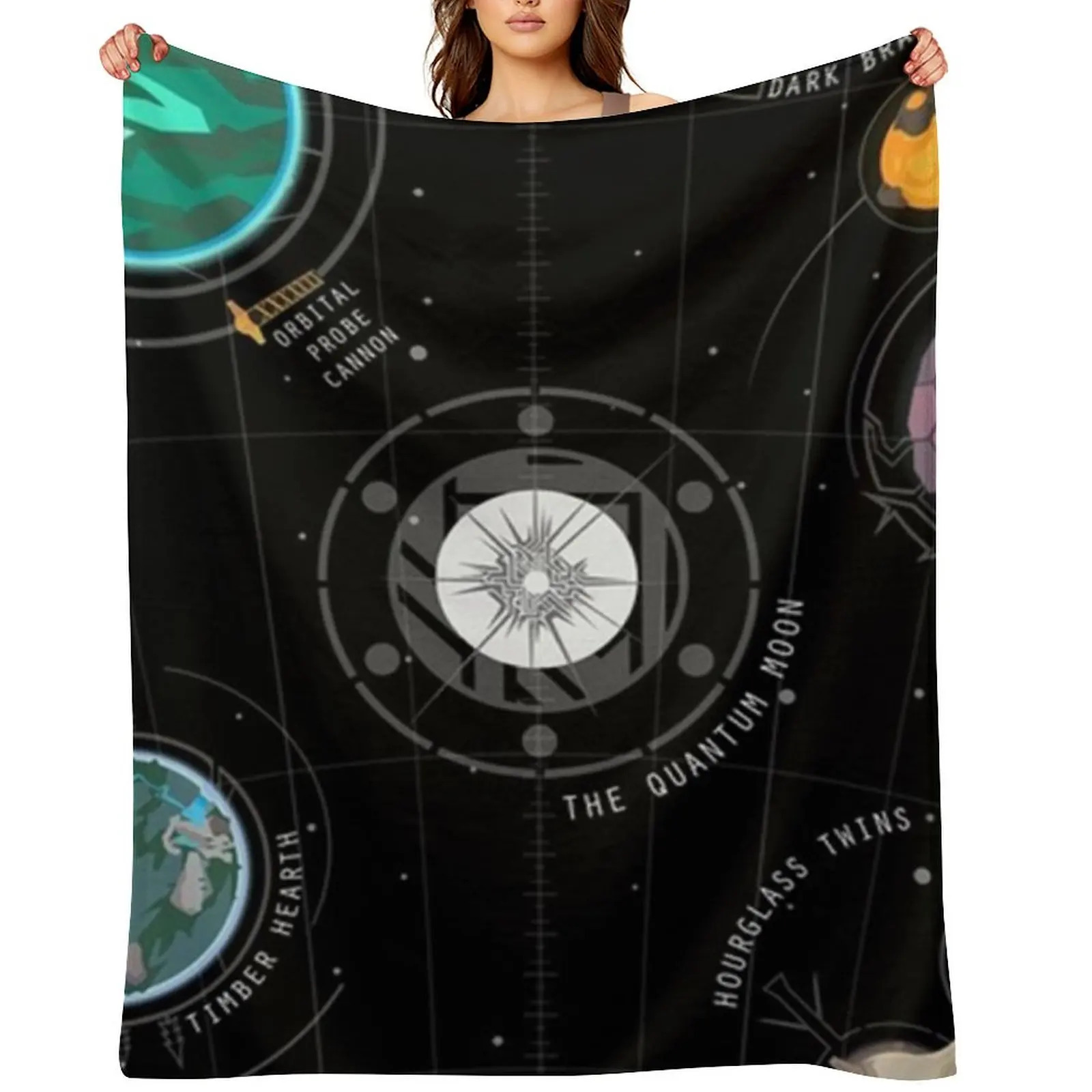 Outer Wilds System Throw Blanket Hairys Nap Hair Summer Beddings Blankets
Outer Wilds System Throw Blanket Hairys Nap Hair Summer Beddings Blankets
