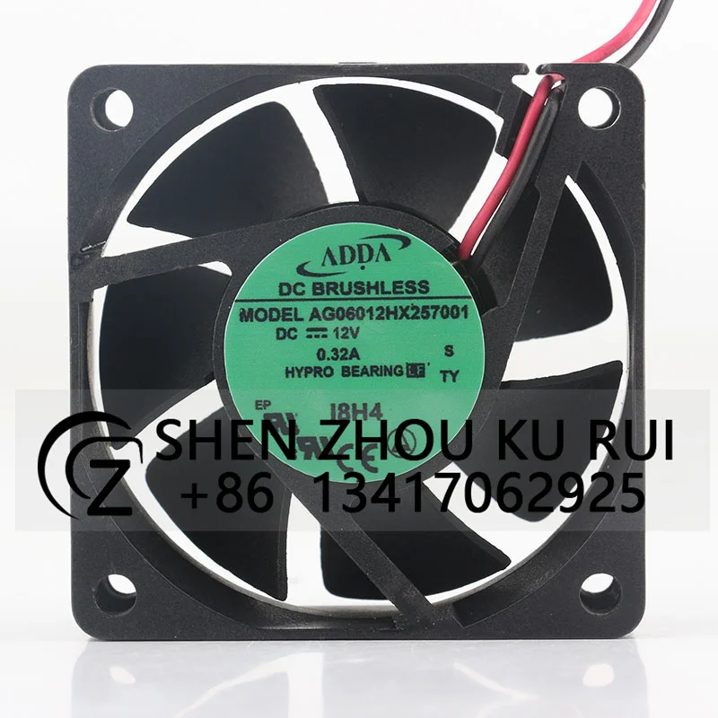 Original ADDA 6025 6CM DC 12V 0.32A AG06012HX257001 chassis cooling fan 60*60*25MM
Original ADDA 6025 6CM DC 12V 0.32A AG06012HX257001 chassis cooling fan 60*60*25MM