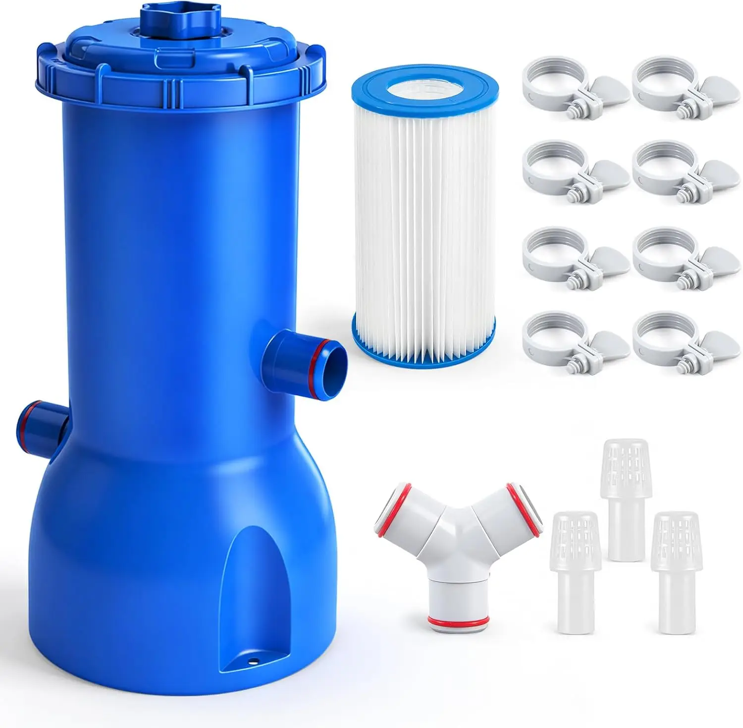 Above Ground Pool Filter Pump, 1000 GPH Powerful Swimming Pool Cartridge Filter Pump, ETL Certified
Above Ground Pool Filter Pump, 1000 GPH Powerful Swimming Pool Cartridge Filter Pump, ETL Certified