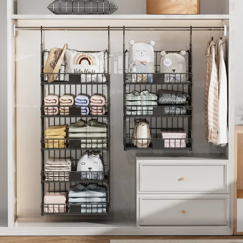 Wardrobe Storage Rack Suspended Layered Shelf Clothes Bags Organizing Basket Foldable Disassembly Storage Basket
Wardrobe Storage Rack Suspended Layered Shelf Clothes Bags Organizing Basket Foldable Disassembly Storage Basket