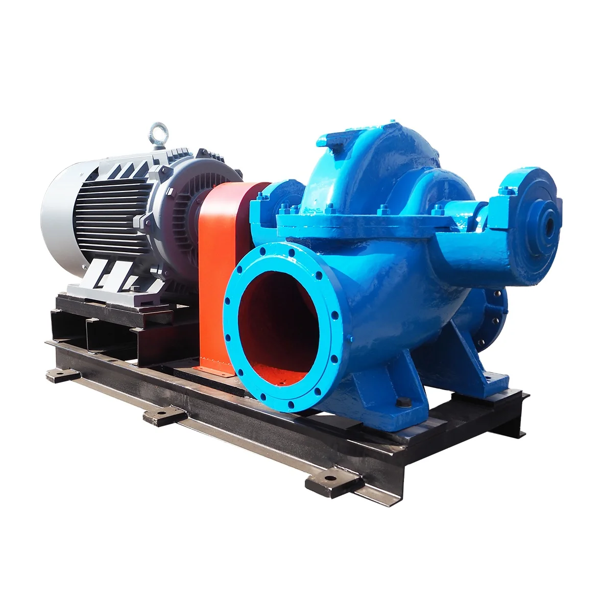 High Flow Water Supply Split Casing Horizontal Centrifugal Split case Double Suction Impeller Water Pump
High Flow Water Supply Split Casing Horizontal Centrifugal Split case Double Suction Impeller Water Pump