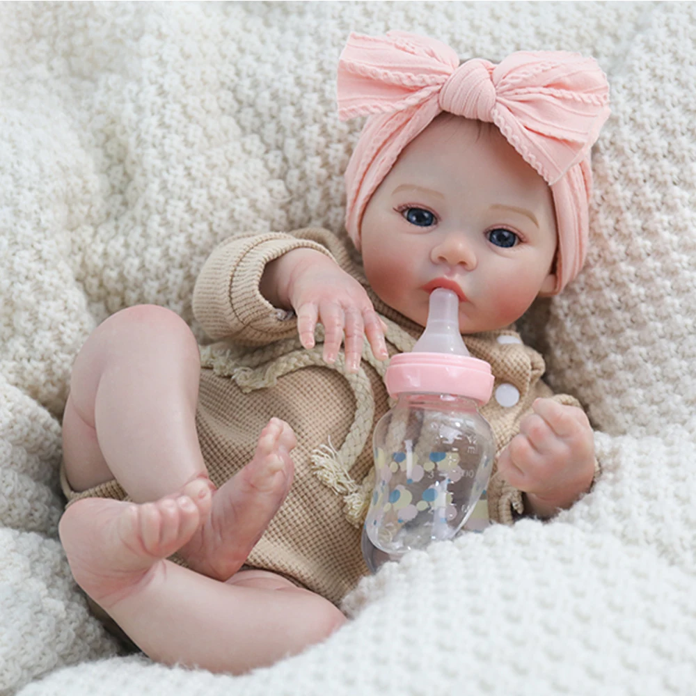 Lifelike Reborn Baby Dolls - 18 Inch Realistic Newborn Baby Dolls Girl, Real Life Baby Dolls with Soft Weighted Body, Real Baby 
Lifelike Reborn Baby Dolls - 18 Inch Realistic Newborn Baby Dolls Girl, Real Life Baby Dolls with Soft Weighted Body, Real Baby