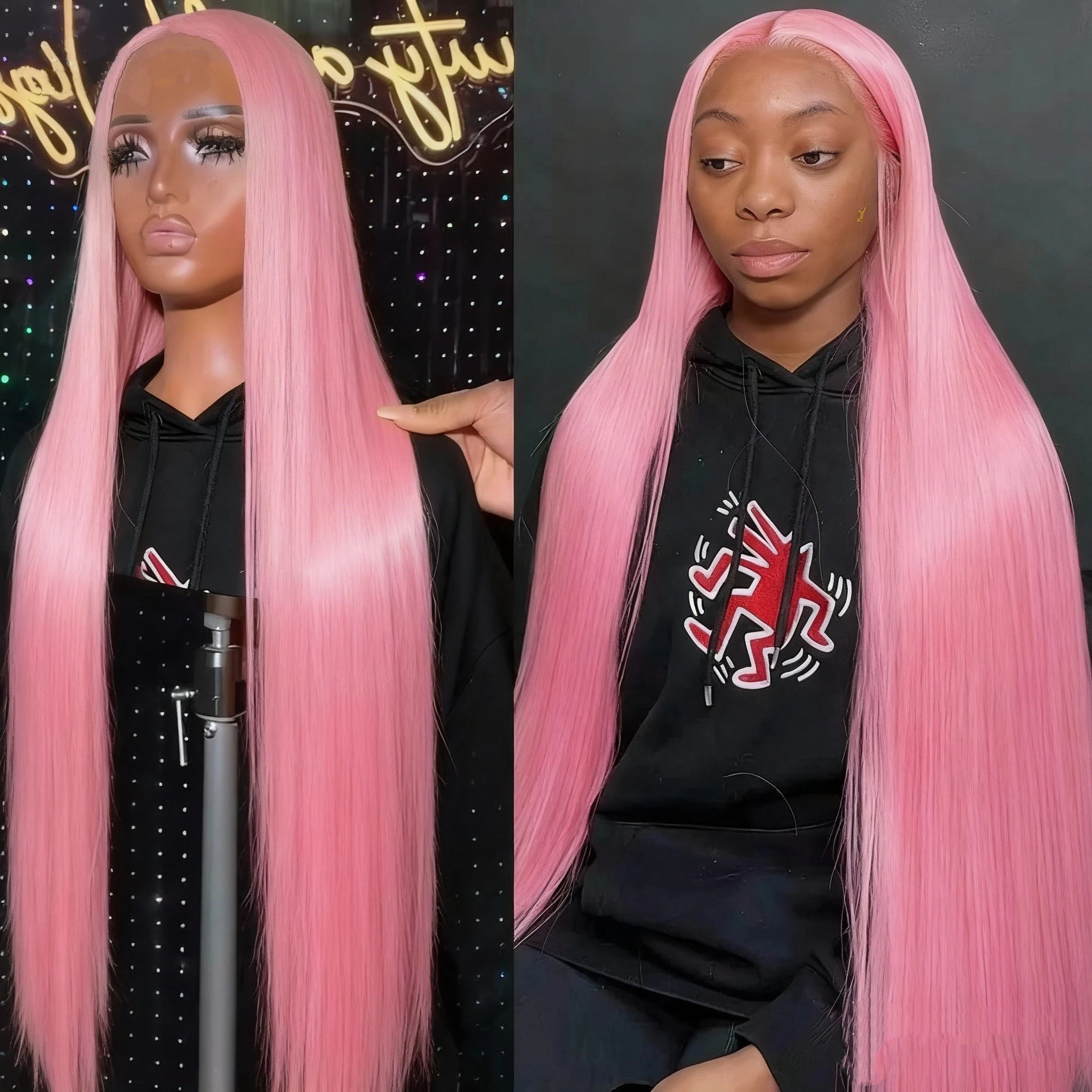 Розовый парик из натуральных волос на кружеве 13x4 Прямой парик на фронтальной части шнурка Розовый цвет Парик на фронтальной части шнурка Человеческие волосы Предварительно выщипанные с детскими волосами
Розовый парик из натуральных волос на кружеве 13x4 Прямой парик на фронтальной части шнурка Розовый цвет Парик на фронтальной части шнурка Человеческие волосы Предварительно выщипанные с детскими волосами