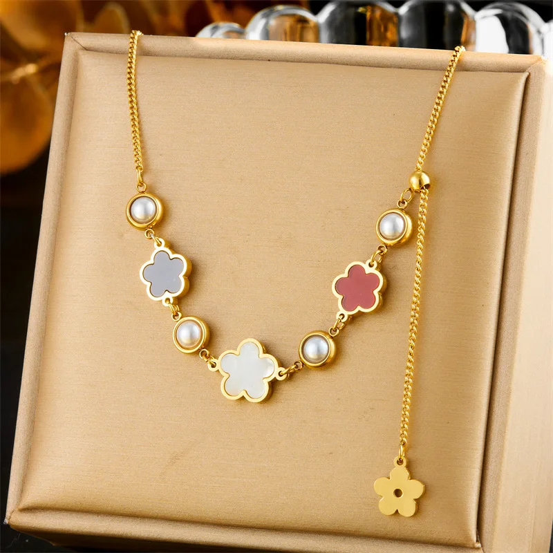European Women Fashion Stainless Steel Necklace Accessories Pendant Long Fringed Chain Necklace Gold-plated Jewelry Dropshipping
European Women Fashion Stainless Steel Necklace Accessories Pendant Long Fringed Chain Necklace Gold-plated Jewelry Dropshipping