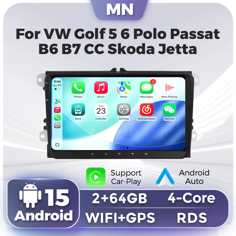 Android 15 9inch TouchScreen For VW Volkswagen Skoda Octavia golf 5 6 touran passat B6 polo Jetta Car Radio GPS Wireless Carplay
Android 15 9inch TouchScreen For VW Volkswagen Skoda Octavia golf 5 6 touran passat B6 polo Jetta Car Radio GPS Wireless Carplay