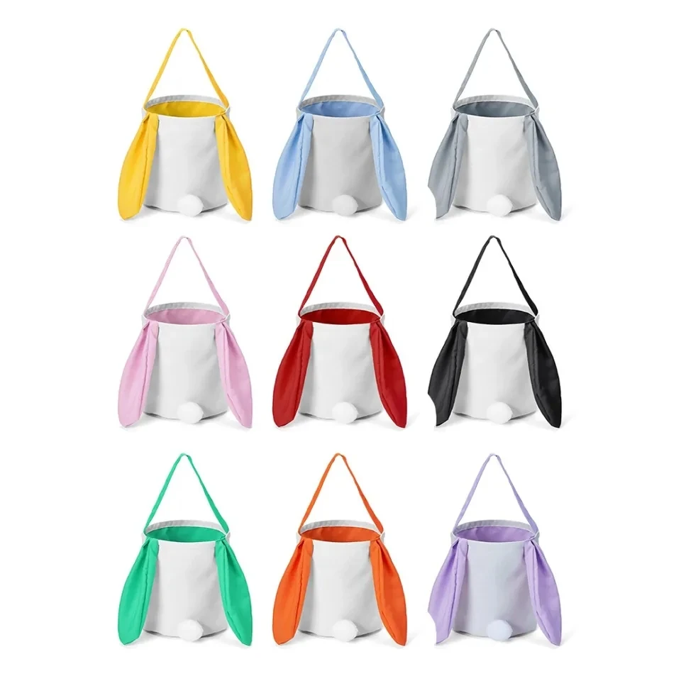 5 Pcs Linen Easter Bunny Basket Gift Bag Treat Bag Kids Children Sublimation Blank Print Easter Baskets With Long Ears
5 Pcs Linen Easter Bunny Basket Gift Bag Treat Bag Kids Children Sublimation Blank Print Easter Baskets With Long Ears