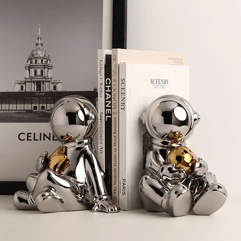 Cute Bear Sculpture Plating Ceramic Crafts Desk Decoration Ornaments Animal Statue Living Room Furnishings Lovely Bear Artwork
Cute Bear Sculpture Plating Ceramic Crafts Desk Decoration Ornaments Animal Statue Living Room Furnishings Lovely Bear Artwork