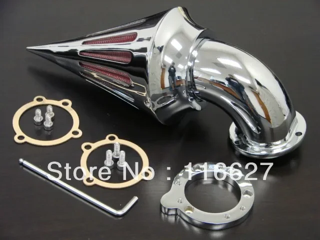 CHROME SPIKE AIR CLEANER INTAKE FILTER FOR HARLEY S&S EVO CV CUSTOM SPORTSTER XL
CHROME SPIKE AIR CLEANER INTAKE FILTER FOR HARLEY S&S EVO CV CUSTOM SPORTSTER XL