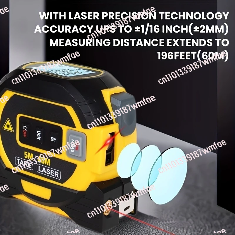 Rangefinder Tape Measure Cross Line 3-in-1 Laser Tape Measurement Measure 40 meters 60 meters
Rangefinder Tape Measure Cross Line 3-in-1 Laser Tape Measurement Measure 40 meters 60 meters