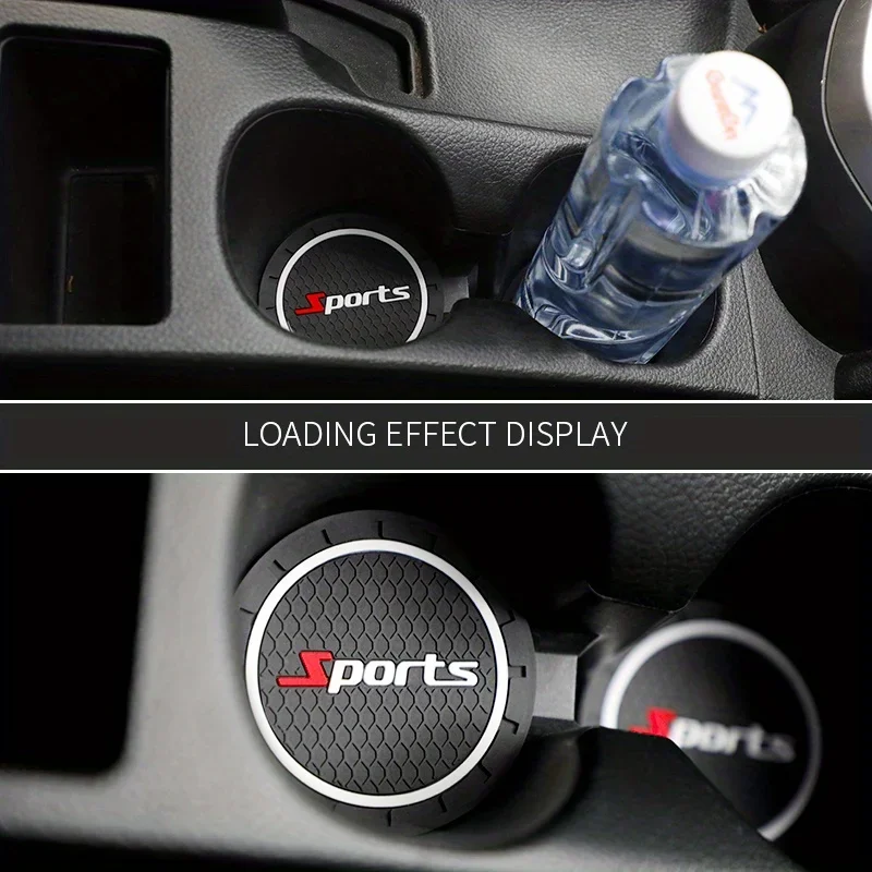Car water coaster cup slot mat round silicone interior supplies universal non-slip cup holder
Car water coaster cup slot mat round silicone interior supplies universal non-slip cup holder