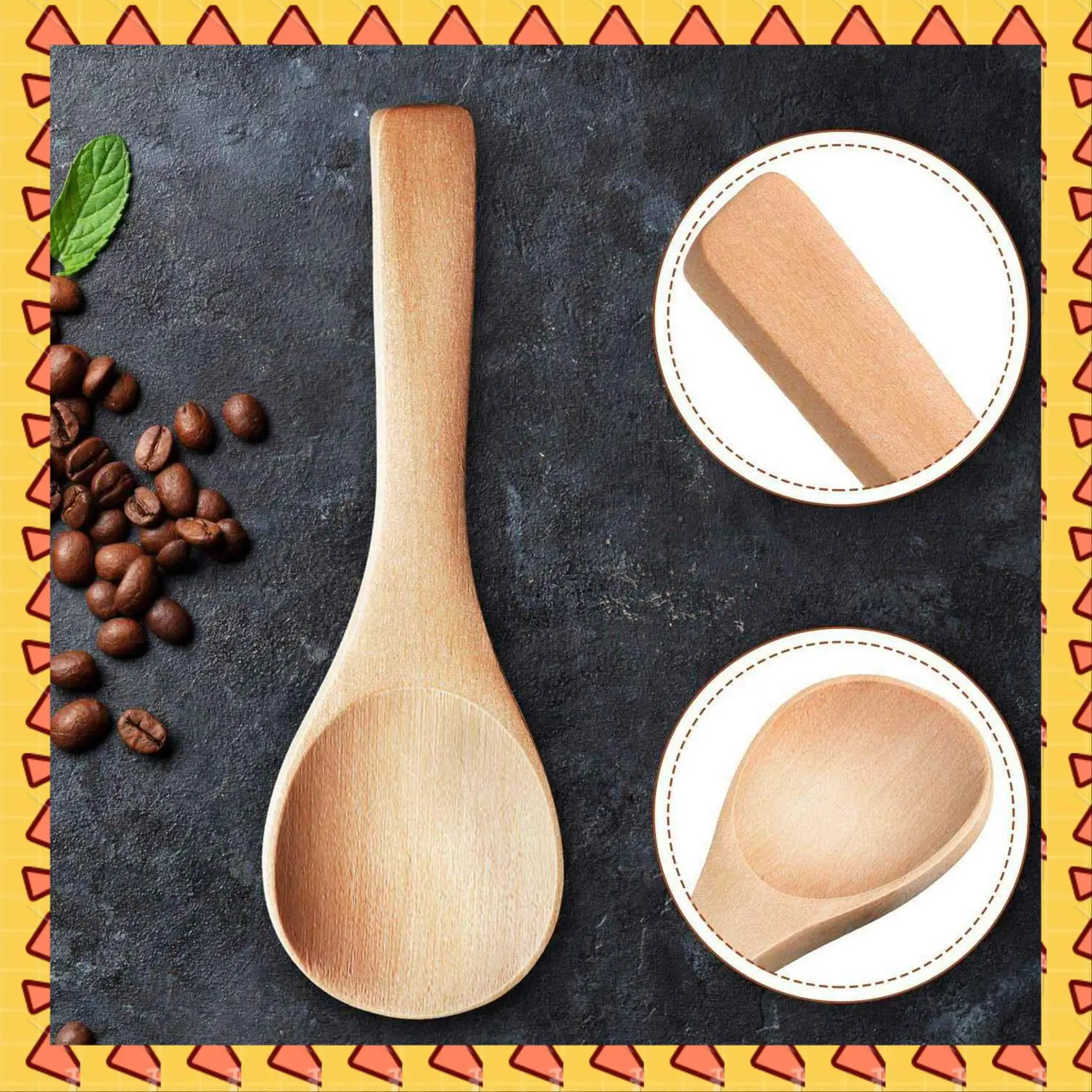 A008 60 Pieces Small Wooden Spoons Mini Nature Wooden Spoons Mini Tasting Spoons Condiments Salt Spoons (Natural Wood Color)
A008 60 Pieces Small Wooden Spoons Mini Nature Wooden Spoons Mini Tasting Spoons Condiments Salt Spoons (Natural Wood Color)
