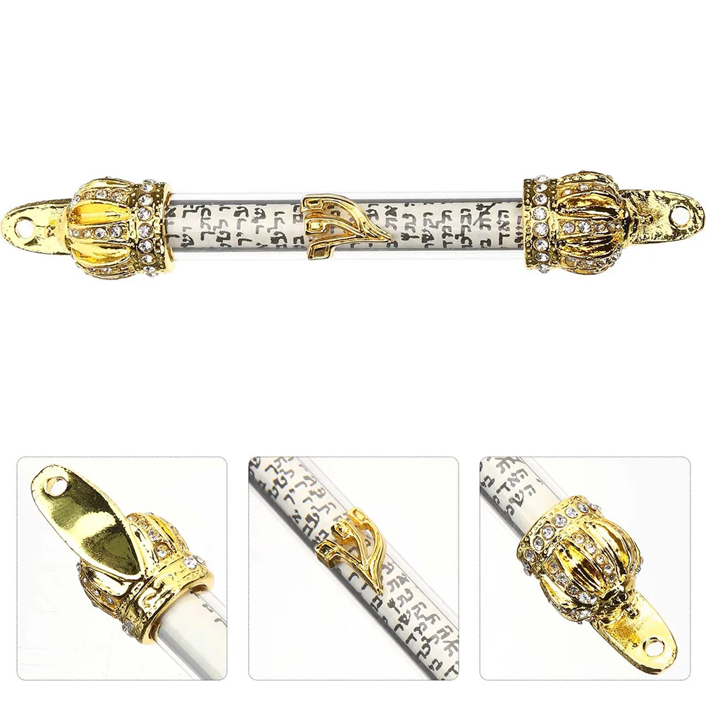 2 Pcs Metal Mezuzah Decor Blessing Religious Decoration Vintage Jewish Door Gatepost Mezuzahs for
2 Pcs Metal Mezuzah Decor Blessing Religious Decoration Vintage Jewish Door Gatepost Mezuzahs for