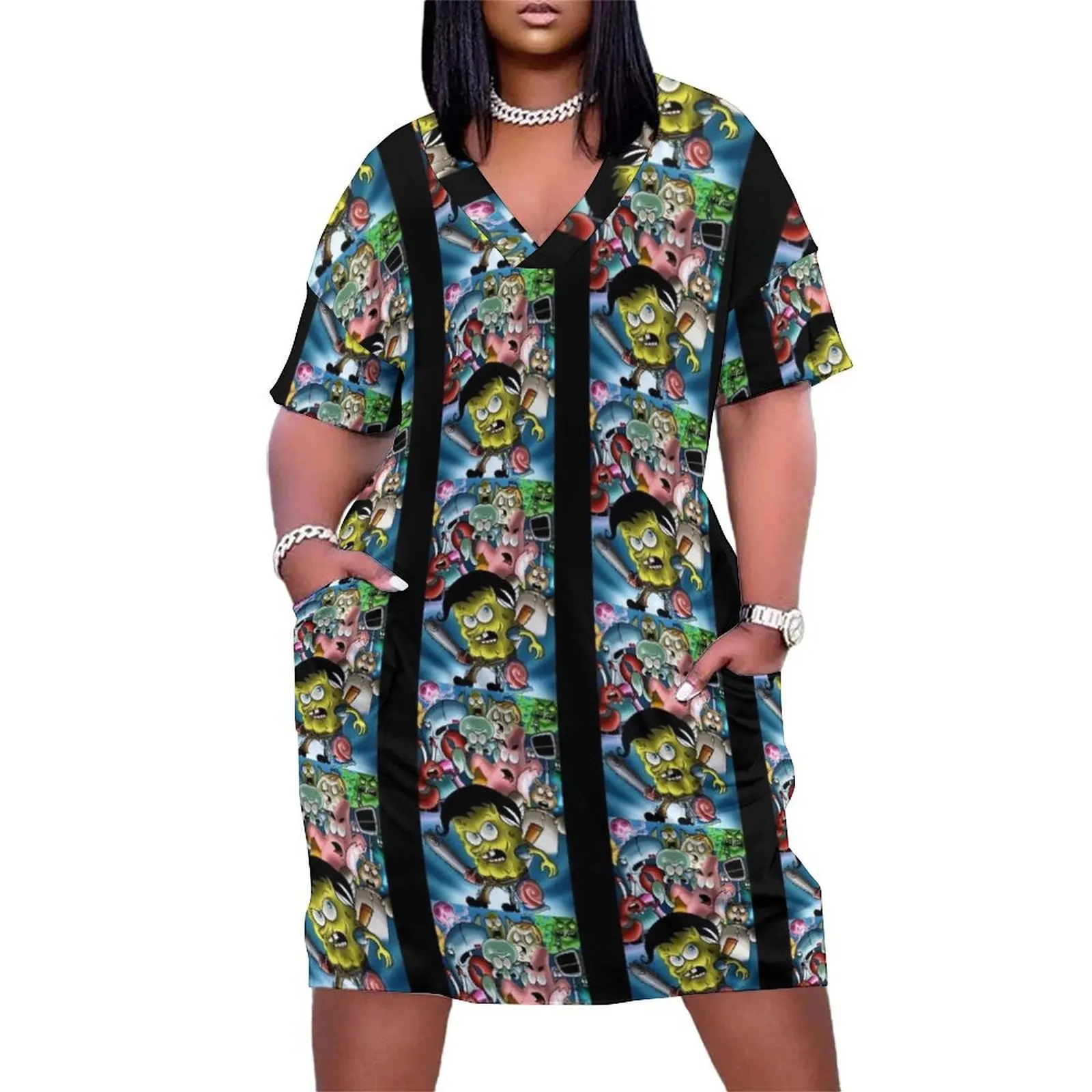 Evil Dead spóngébòb Loose Pocket Dress dresses for woman 2025 Women dresses summer prom dress elegant women's sets
Evil Dead spóngébòb Loose Pocket Dress dresses for woman 2025 Women dresses summer prom dress elegant women's sets