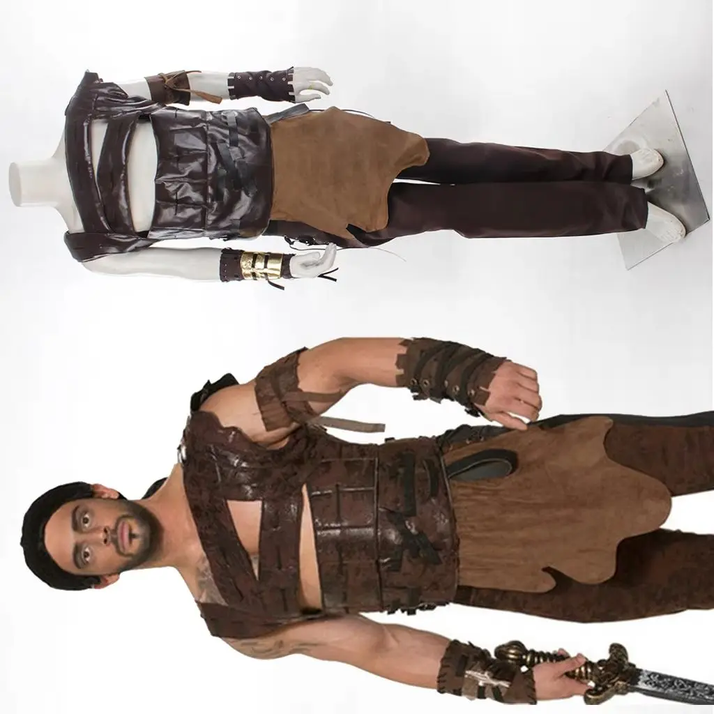 Khal Drogo Cosplay Costume Men's Vintage Top Pants Full Set Halloween Carnival Party Disguise Battle Uniform Suit
Khal Drogo Cosplay Costume Men's Vintage Top Pants Full Set Halloween Carnival Party Disguise Battle Uniform Suit