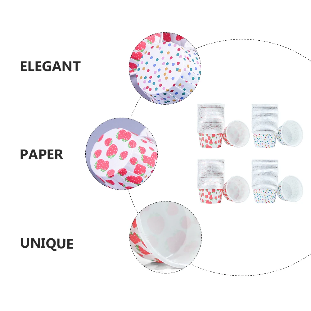 200pcs Disposable Cake Cups Elegant Paper Bowl Baking Ice Cream Cup Muffin Container Delicate Dessert Serveware
200pcs Disposable Cake Cups Elegant Paper Bowl Baking Ice Cream Cup Muffin Container Delicate Dessert Serveware