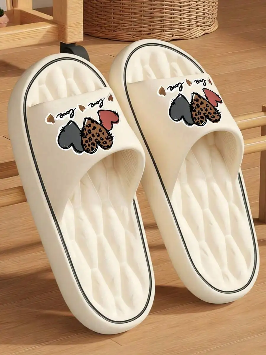 Fashionable Minimalist Letter Heart Cartoon Print INS Style Women's Slippers - Suitable For Students
Fashionable Minimalist Letter Heart Cartoon Print INS Style Women's Slippers - Suitable For Students
