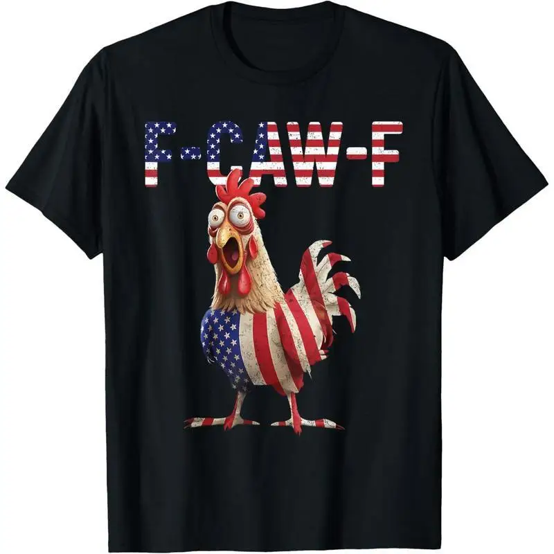 F-CAW-F Funny Rooster Chicken Farm Funny F-Caw-F Chicken Quote Rooster Meme USA Flag T-Shirt Plus size 4XL 5XL
F-CAW-F Funny Rooster Chicken Farm Funny F-Caw-F Chicken Quote Rooster Meme USA Flag T-Shirt Plus size 4XL 5XL