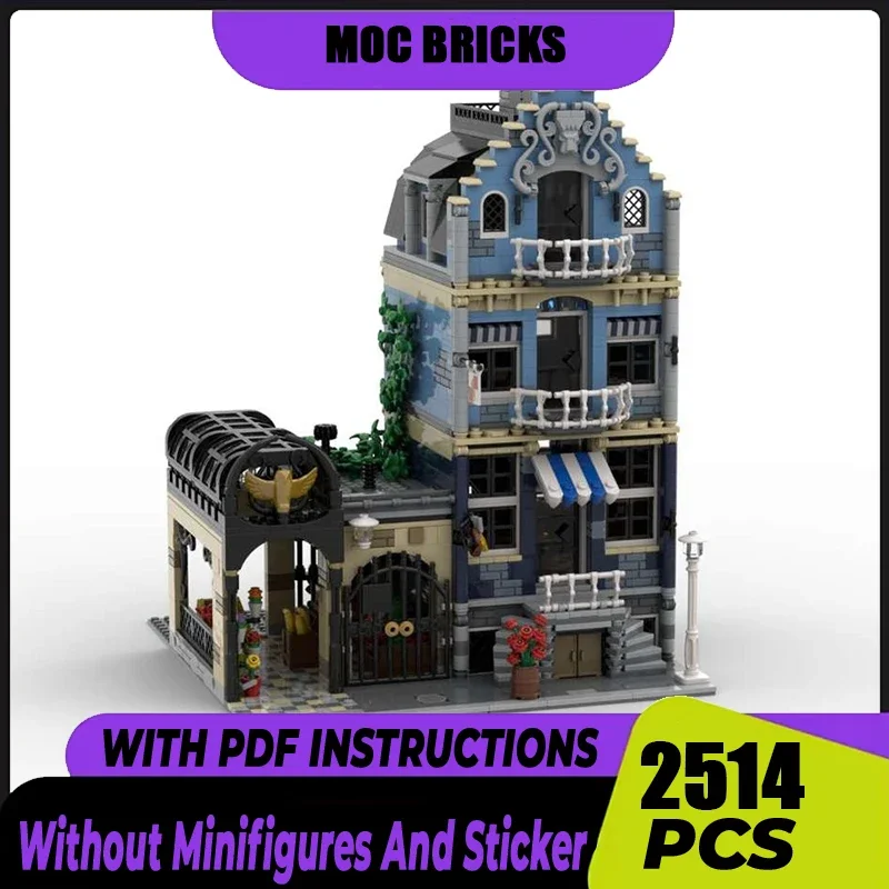 City Street View Model Moc Building Blocks Market Street Model Technology Brick DIY Assembly Construction Toy Holiday Set Gifts
City Street View Model Moc Building Blocks Market Street Model Technology Brick DIY Assembly Construction Toy Holiday Set Gifts