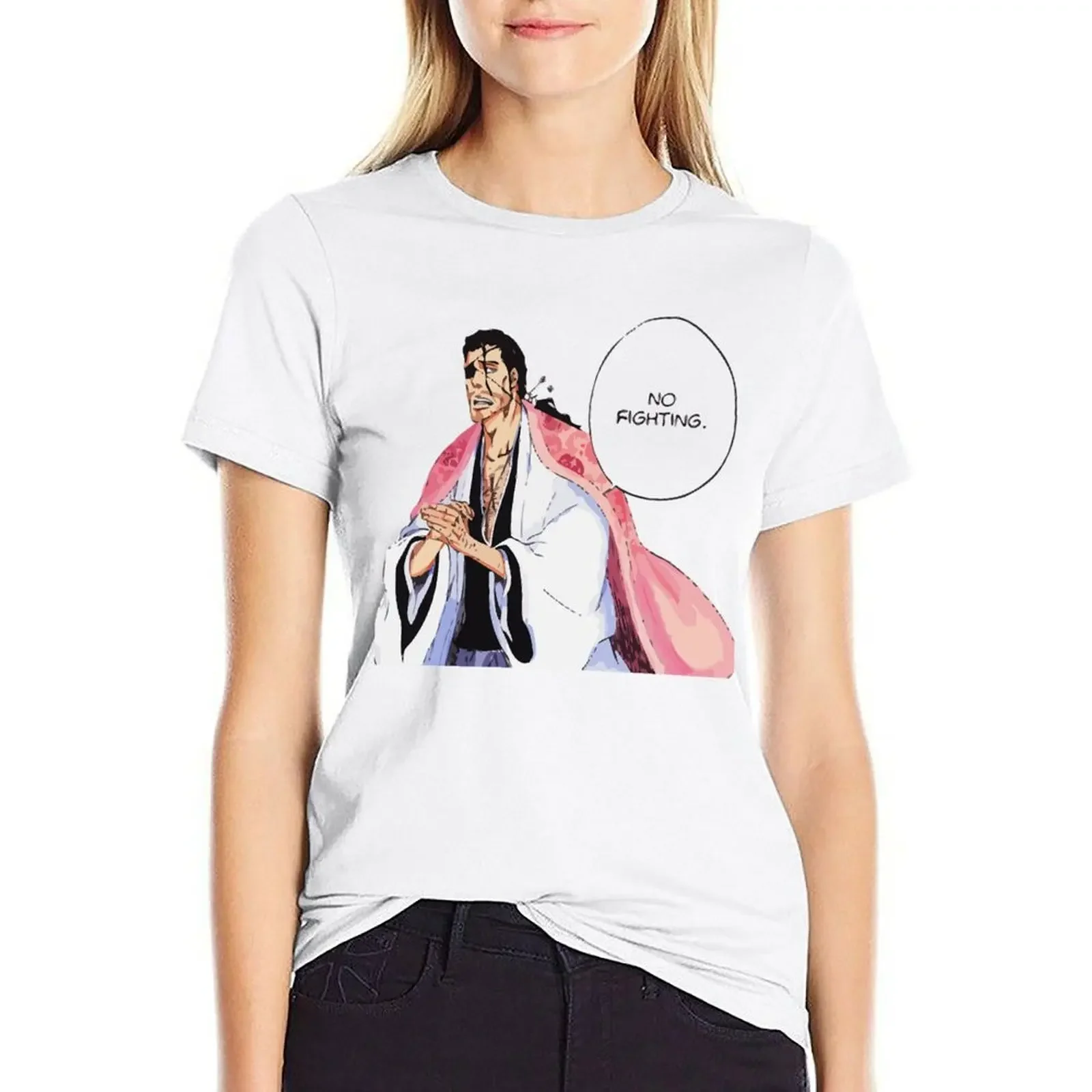 Kyoraku Shunsui T-shirt oversized shirts graphic tees summer clothes funny t shirts for Women
Kyoraku Shunsui T-shirt oversized shirts graphic tees summer clothes funny t shirts for Women