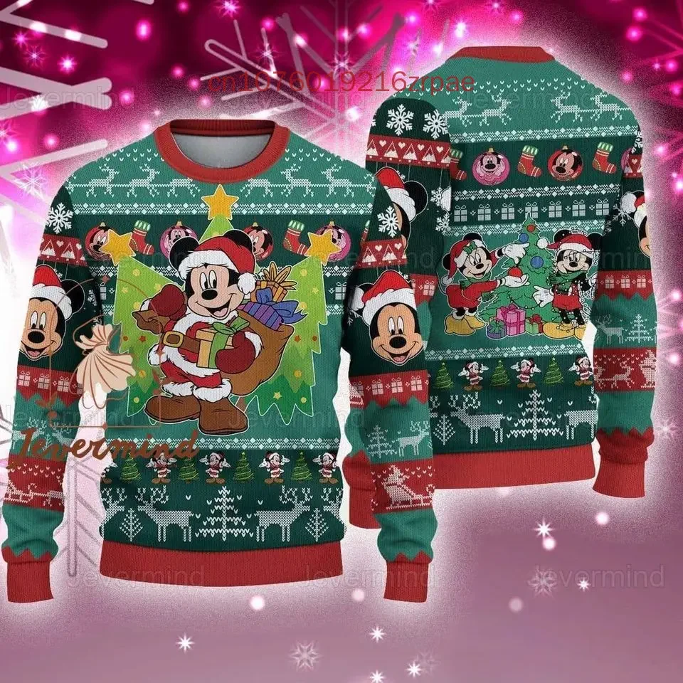 Personalized Disney Christmas Mickey Mouse Ugly Sweatshirts 3d Print Disney Casual Cartoon Sweatshirt Christmas Sweater
Personalized Disney Christmas Mickey Mouse Ugly Sweatshirts 3d Print Disney Casual Cartoon Sweatshirt Christmas Sweater