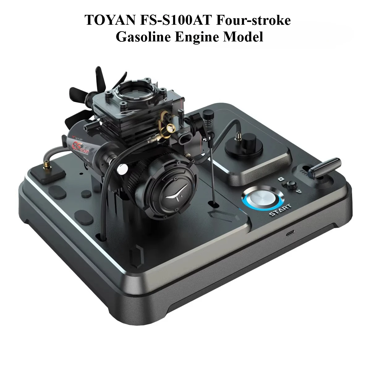 TOYAN FS-S100AT Four-stroke Gasoline Engine Model Metal-based Engine Model Can Be Collected Toy Gift One-button Start
TOYAN FS-S100AT Four-stroke Gasoline Engine Model Metal-based Engine Model Can Be Collected Toy Gift One-button Start