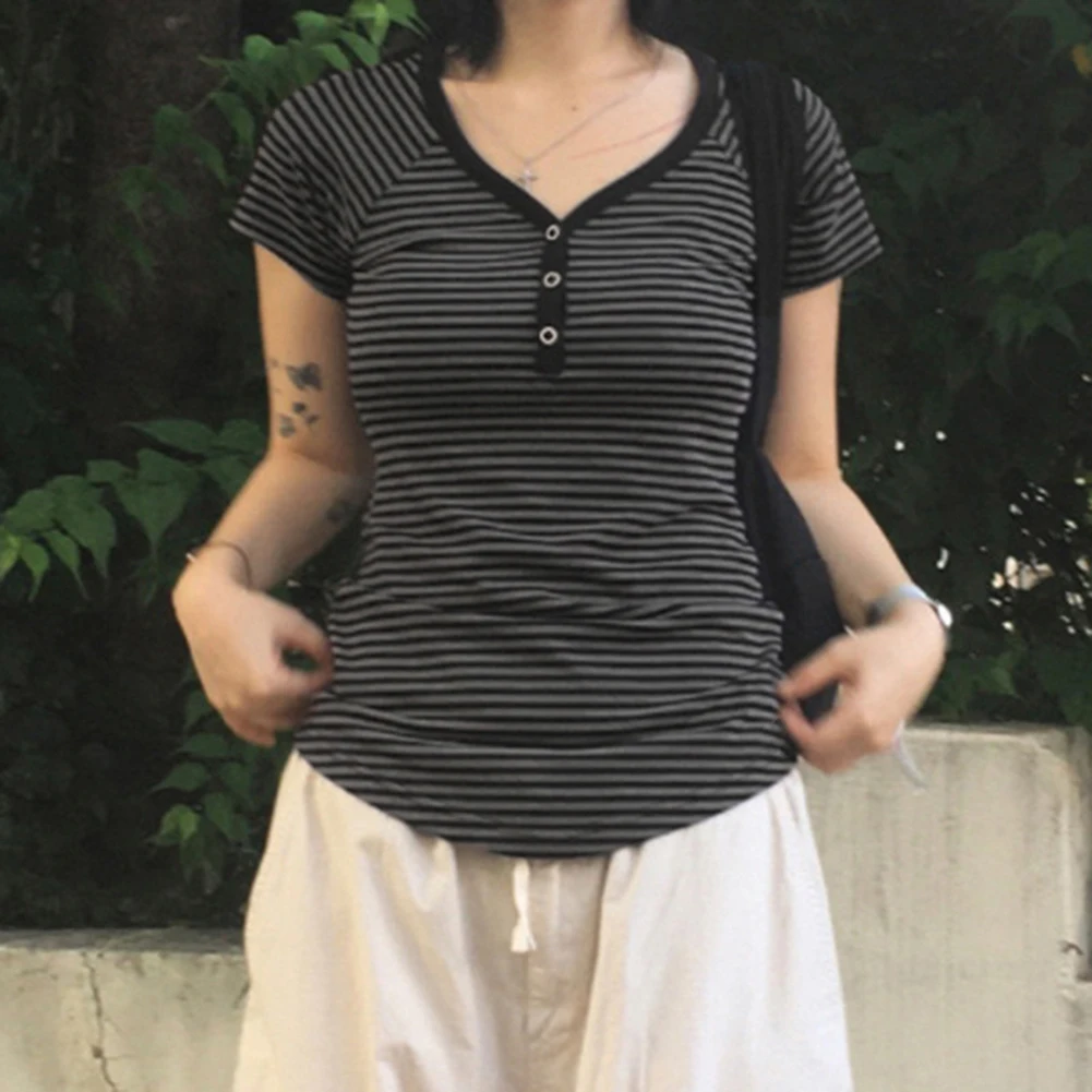 Casual Outing L M Slim-fit V-neck Shirt Daily Wear V-neck T-shirt Button-down Button-down Tee Regular Length Clothing
Casual Outing L M Slim-fit V-neck Shirt Daily Wear V-neck T-shirt Button-down Button-down Tee Regular Length Clothing