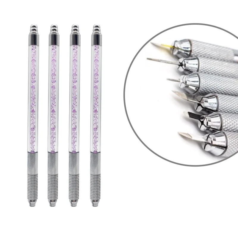 Crystal Microblading Pen Tatttoo Manual Needle Pencils For Permanent makeup Eyebrow 3D Embroidery
Crystal Microblading Pen Tatttoo Manual Needle Pencils For Permanent makeup Eyebrow 3D Embroidery