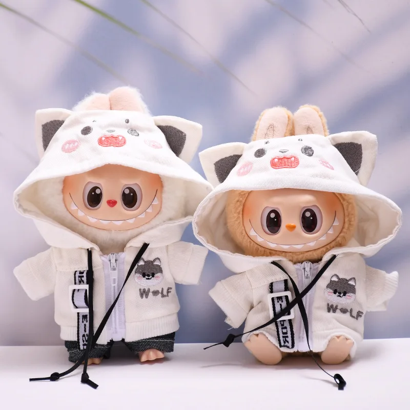 Labubu Doll Clothing Cool Cute Cartoon Set 17cm Plush Doll Clothing Accessories Labubu I II Idol Doll Sitting Party
Labubu Doll Clothing Cool Cute Cartoon Set 17cm Plush Doll Clothing Accessories Labubu I II Idol Doll Sitting Party