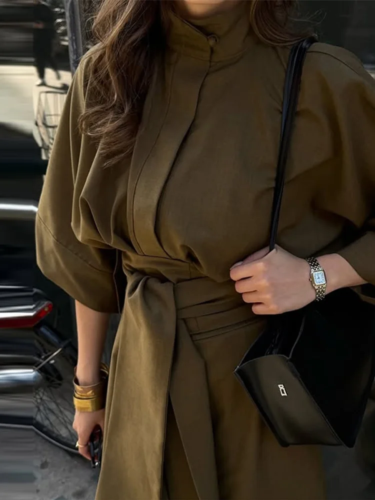 Linen Loose Lace Up Jumpsuit Women Elegant Stand Collar Half Sleeve Covered Button Dragging Jumpsuits Chic High Waist Partywear
Linen Loose Lace Up Jumpsuit Women Elegant Stand Collar Half Sleeve Covered Button Dragging Jumpsuits Chic High Waist Partywear