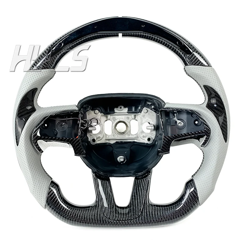 Car Interior Accessories LED and White Carbon Fiber Steering Wheel for Dodge Challenger Charger SRT 2016 2017 2018 2019 2020
Car Interior Accessories LED and White Carbon Fiber Steering Wheel for Dodge Challenger Charger SRT 2016 2017 2018 2019 2020