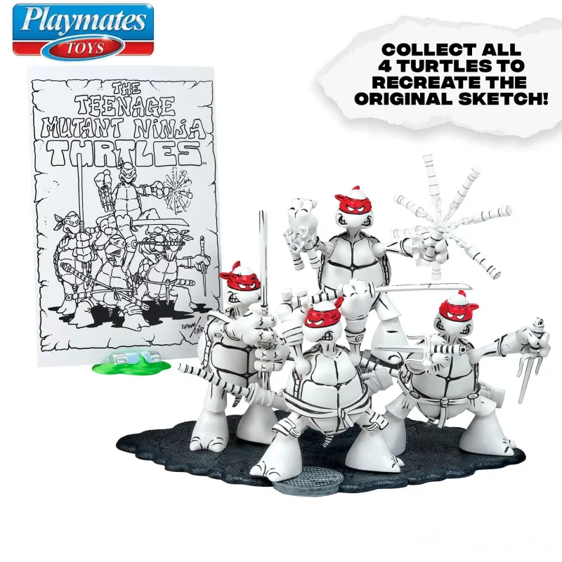 Горячая распродажа: Фигурка Playmates Tmnt, оригинальный эскиз, черно-белая мультяшная версия, лимитированная коллекционная игрушка к 40-летию, подарок
Горячая распродажа: Фигурка Playmates Tmnt, оригинальный эскиз, черно-белая мультяшная версия, лимитированная коллекционная игрушка к 40-летию, подарок