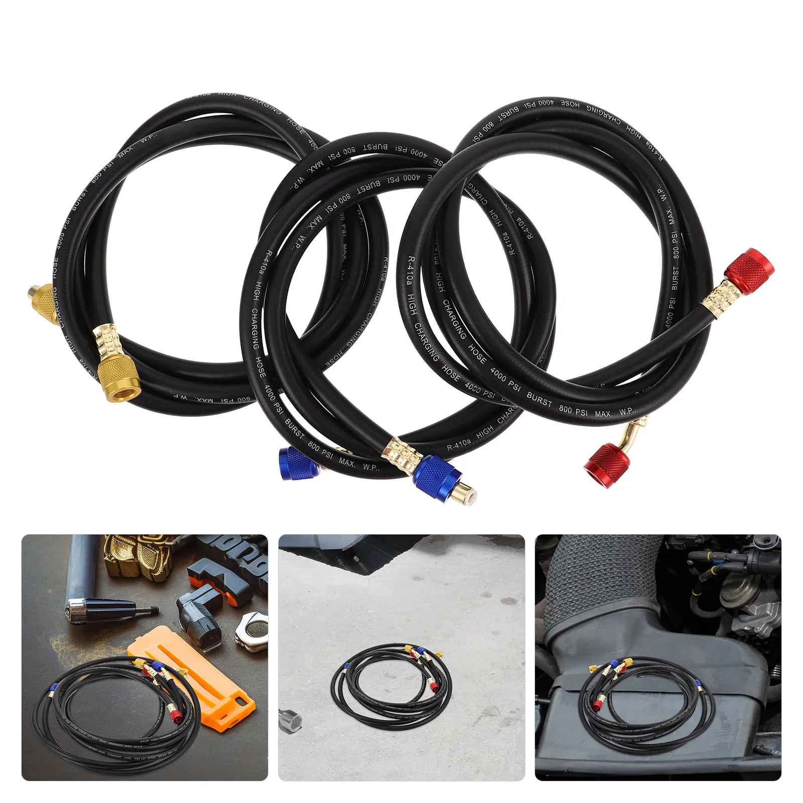 3Pcs Car Air Conditioner Refrigerant Hose Set Heavy-Duty Manifold Gauge Charging Vacuum Hose for DIY Ac Repair and
3Pcs Car Air Conditioner Refrigerant Hose Set Heavy-Duty Manifold Gauge Charging Vacuum Hose for DIY Ac Repair and