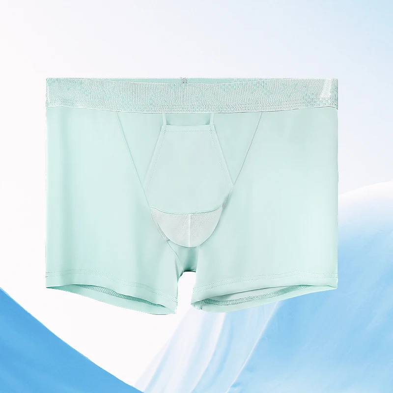 3PCS Gun-bullet separated ice silk underwear for men in summer, thin for men, varicocele scrotal support, flat Angle pants
3PCS Gun-bullet separated ice silk underwear for men in summer, thin for men, varicocele scrotal support, flat Angle pants
