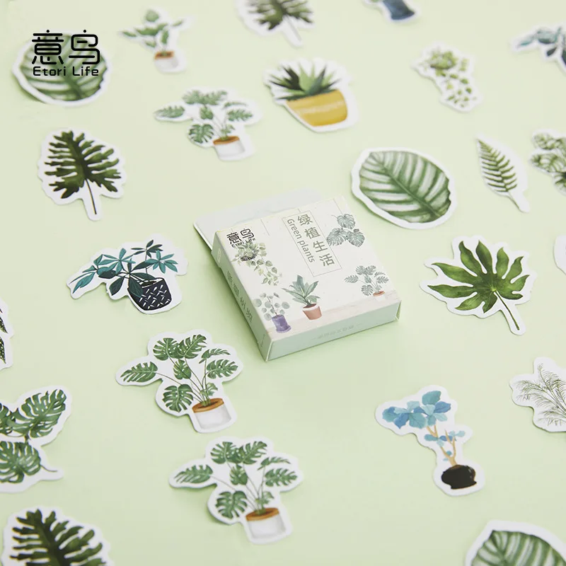 Green Plant Theme Box Set Stickers Journal Diary Decoration DIY Sealing Sticker for Scrapbook Craft Creative Supply
Green Plant Theme Box Set Stickers Journal Diary Decoration DIY Sealing Sticker for Scrapbook Craft Creative Supply