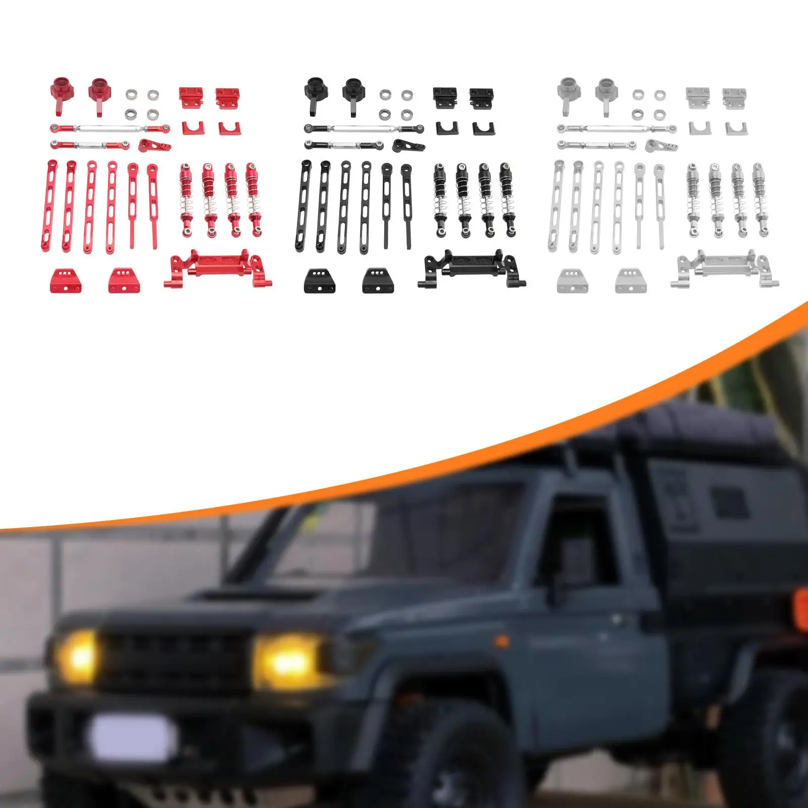 1:12 RC Car Axle Set RC Car Spare Parts Easy to Install DIY Modified Shock Absorbers for MN82T MN82S LC79 MN82Pro RC Vehicles
1:12 RC Car Axle Set RC Car Spare Parts Easy to Install DIY Modified Shock Absorbers for MN82T MN82S LC79 MN82Pro RC Vehicles