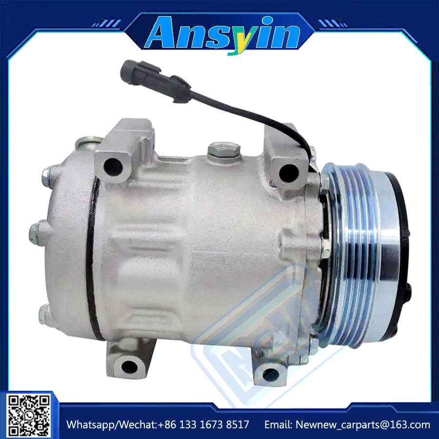 AC Air Conditioning Compressor Cooling SD7V16 For Fiat Ducato Bus Box 2.3 3.0 IVECO DAILY 504384357 71721759 71724259 504005418
AC Air Conditioning Compressor Cooling SD7V16 For Fiat Ducato Bus Box 2.3 3.0 IVECO DAILY 504384357 71721759 71724259 504005418