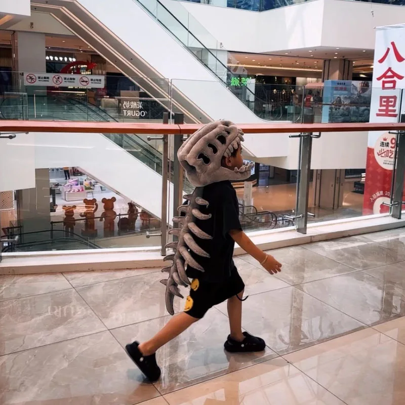Fashion Dinosaur Skeleton Cos Props Children Adult Cute Wearable Mask Halloween Party Carnival Cosplay Costumes Funny Headwear
Fashion Dinosaur Skeleton Cos Props Children Adult Cute Wearable Mask Halloween Party Carnival Cosplay Costumes Funny Headwear
