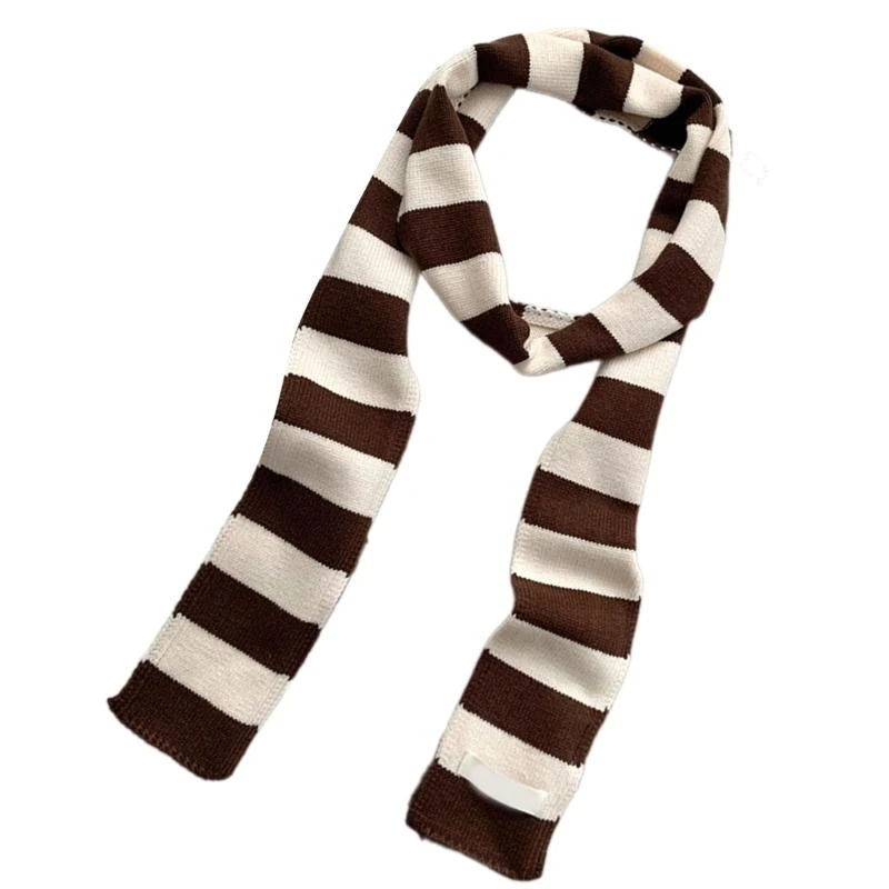 Popular Neck Scarf Knitted Long Scarf Striped Skinny Scarf for Women Daily Use
Popular Neck Scarf Knitted Long Scarf Striped Skinny Scarf for Women Daily Use