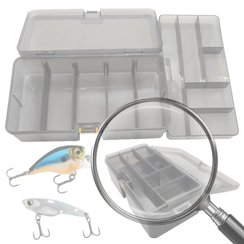 Двухслойный водонепроницаемый пластиковый кейс для хранения рыболовных приманок, крючков и снастей, органайзер для наживок и минноу
Двухслойный водонепроницаемый пластиковый кейс для хранения рыболовных приманок, крючков и снастей, органайзер для наживок и минноу